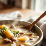 hamburger potato soup